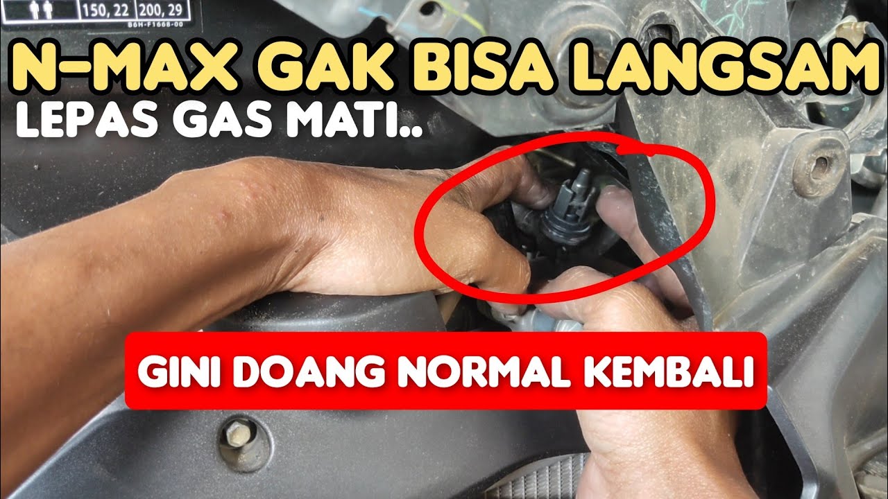 Cara mengatasi yamaha new n max tidak bisa langsam/stasioner
