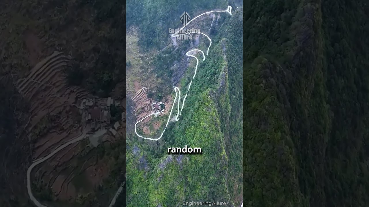 The Science Behind Mountain Roads 😍 #shorts