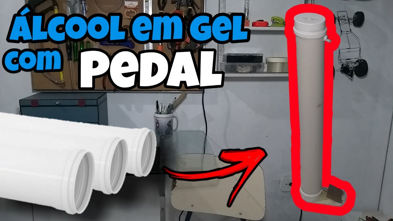 Suporte para álcool em gel