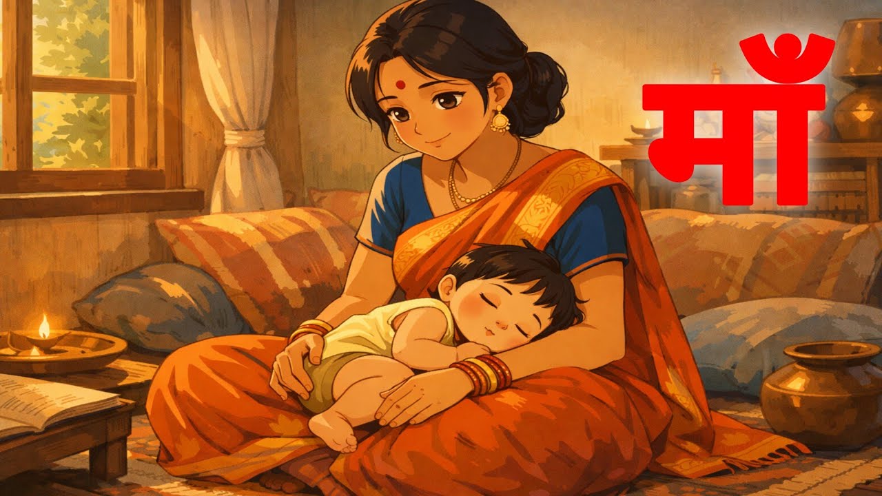 माँ! Mother♥️! Ghibli Animation!!! Mother Life😊!!! #animation #90s #IndianGhibiliWorld 👍...