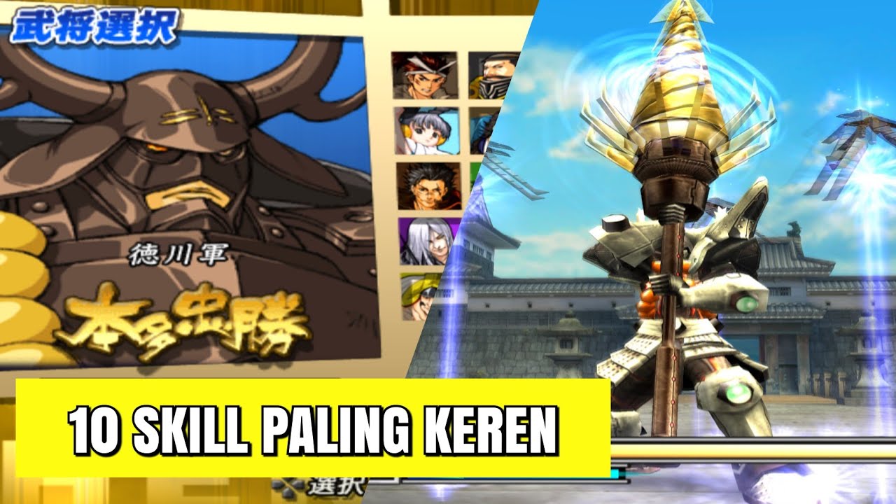 10 SKILL HERO PALING KEREN DI GAME BASARA 2 HEROES - PS2