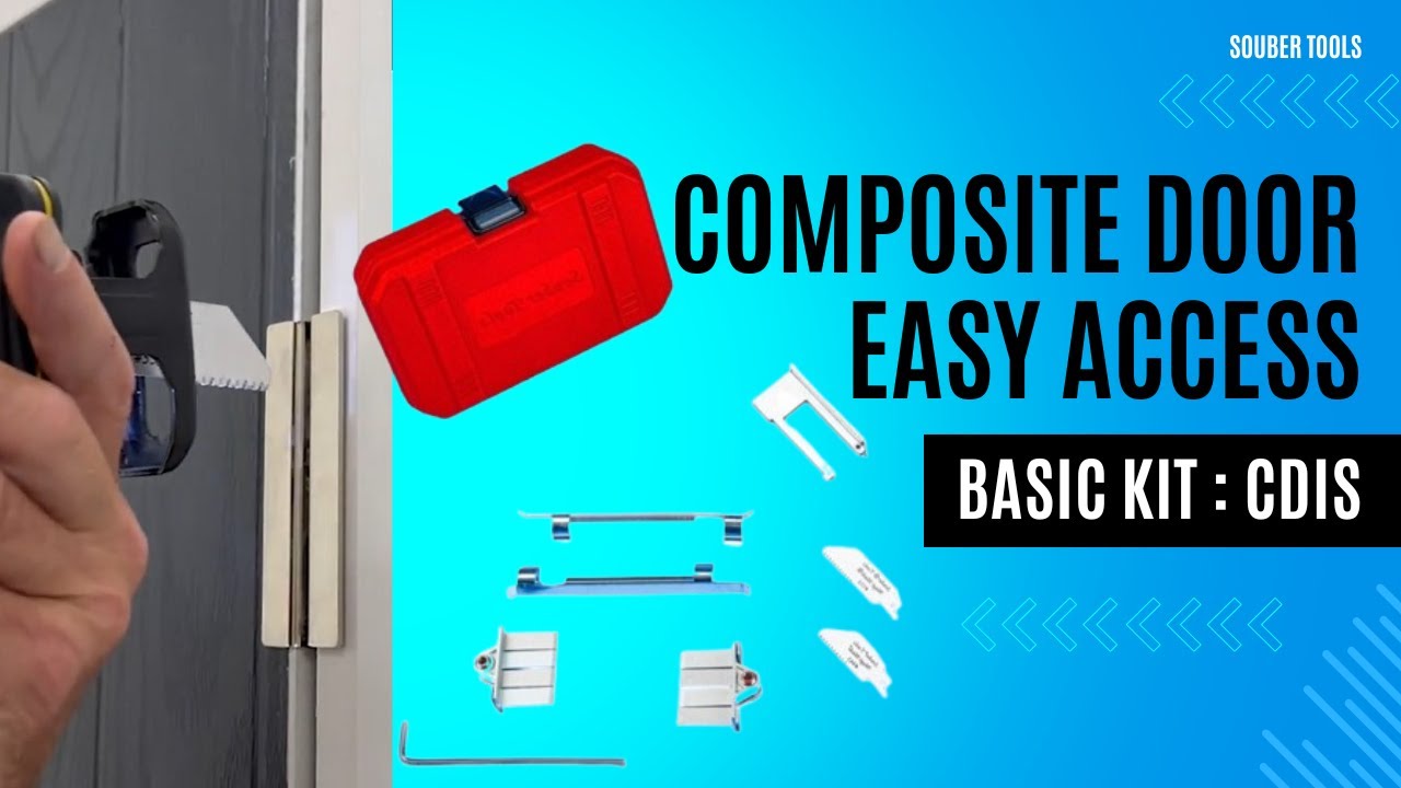 Open Failed Composite Door Locks Safely – Souber Tools CDIS Basic Kit!