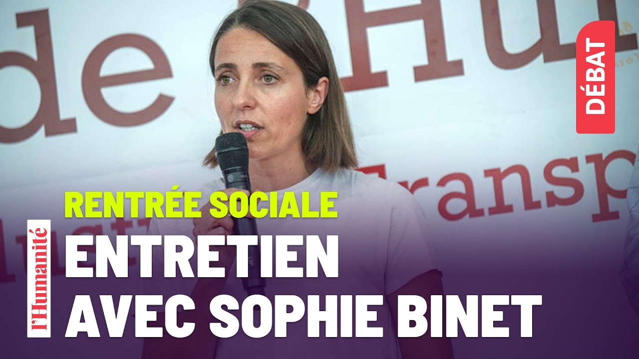 Rentrée sociale : entretien avec Sophie Binet, secrétaire générale de la CGT Fête de l'Humanité 2023