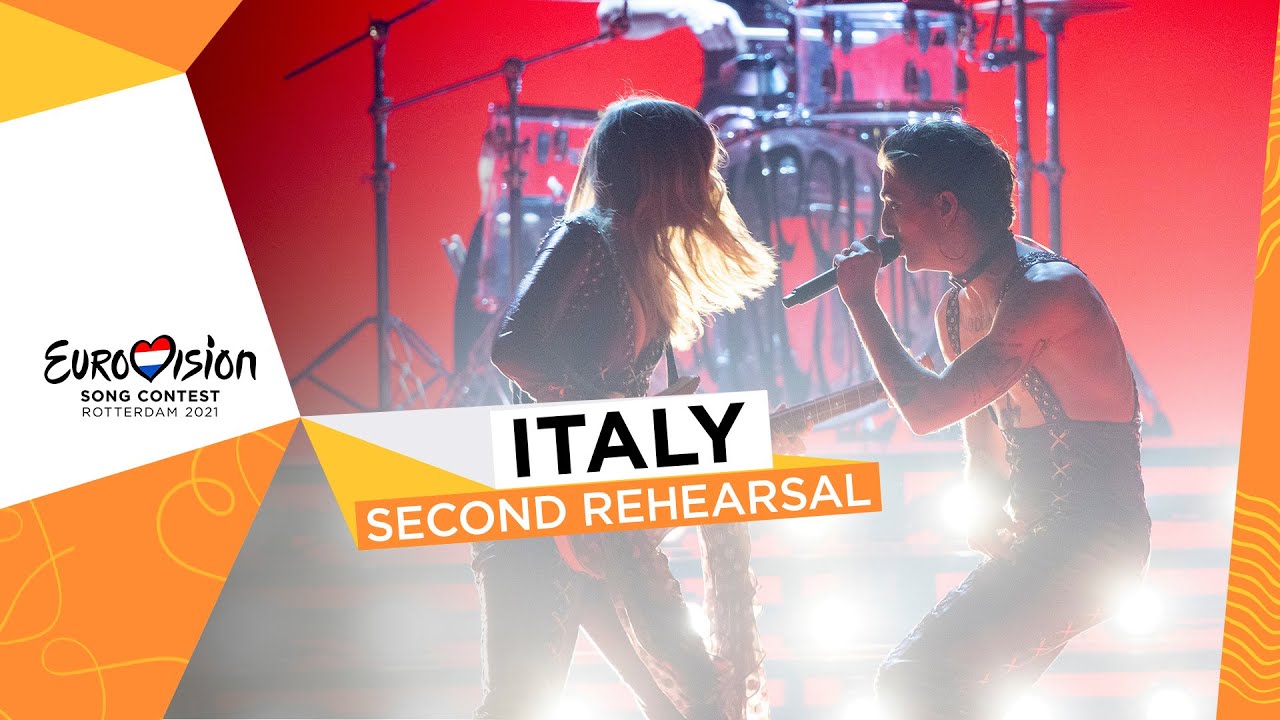 Måneskin - Zitti E Buoni - Second Rehearsal - Italy 🇮🇹 - Eurovision 2021