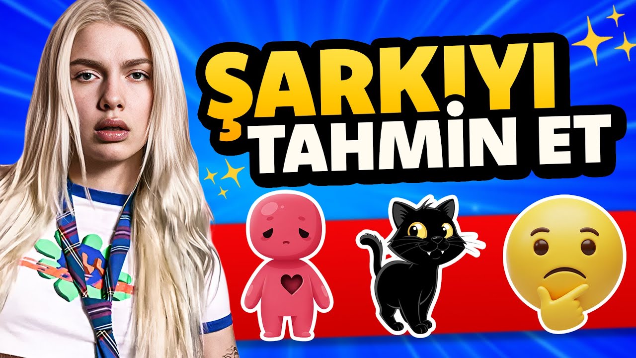 Emojilerden Şarkıyı Tahmin Et🎶🔥 Pop&uuml;ler ve Yeni T&uuml;rk&ccedil;e Şarkı Bilmece 🎵
