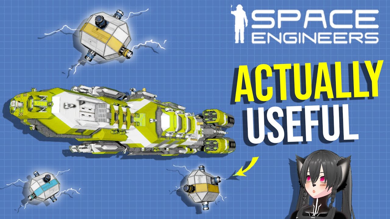 How Ship Decoys can Actually be Useful now, Space Engineers Automatons