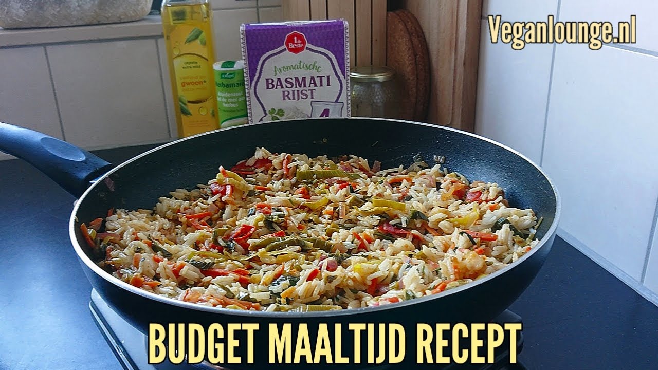 BUDGET MAALTIJD * BASMATIRIJST MET ROERBAK GROENTE🍚