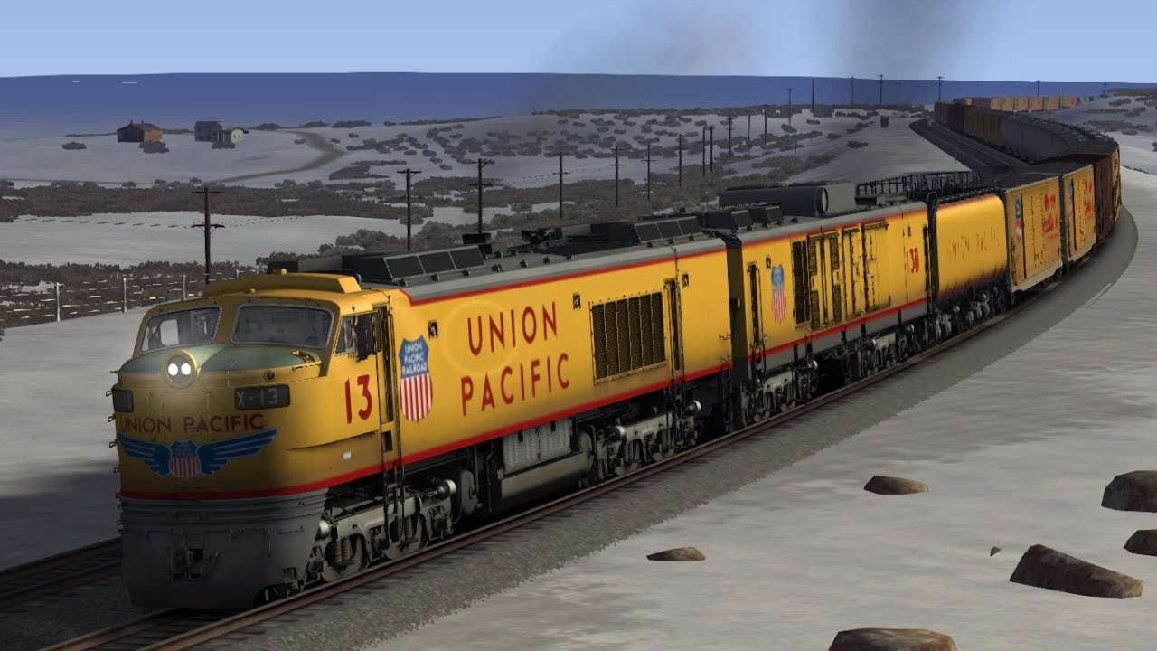 Train Simulator 2020 - Union Pacific 'Gas Turbine' - Winter in Wyoming