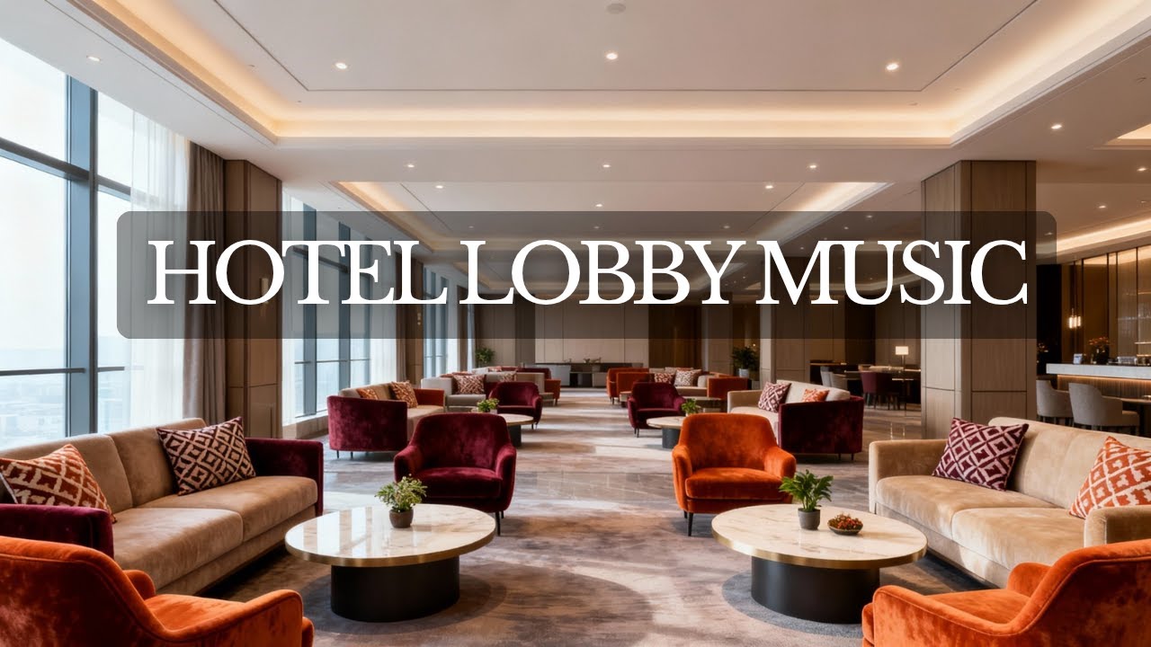 Hotel Lobby Music | Smooth Jazz Saxophone Background Music for Evening Relaxation🎷