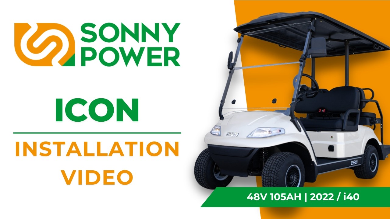 ICON i40 | Sonny Power Lithium Battery Installation Video – 48V 105Ah Upgrade Kit