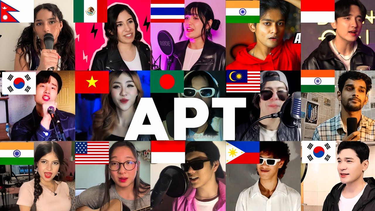 APT - Ros&eacute; & Bruno Mars : Who Sung It better (20 Different Countries)