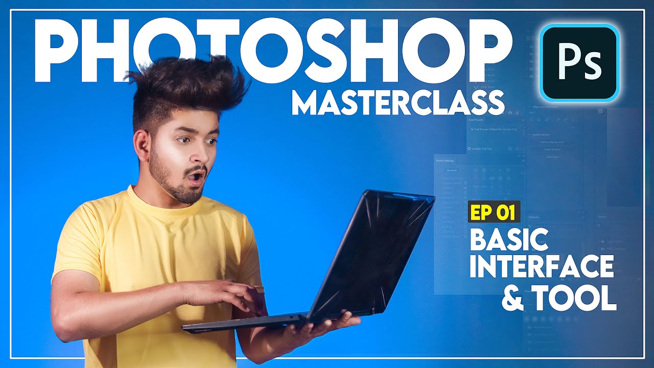 Basic Interface & Tools of Adobe Photoshop - Photoshop Masterclass ep01- NSB Pictures
