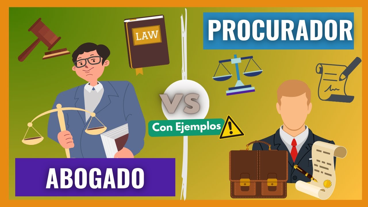 🟥  ABOGADO y PROCURADOR: Descubre las 5 Diferencias.