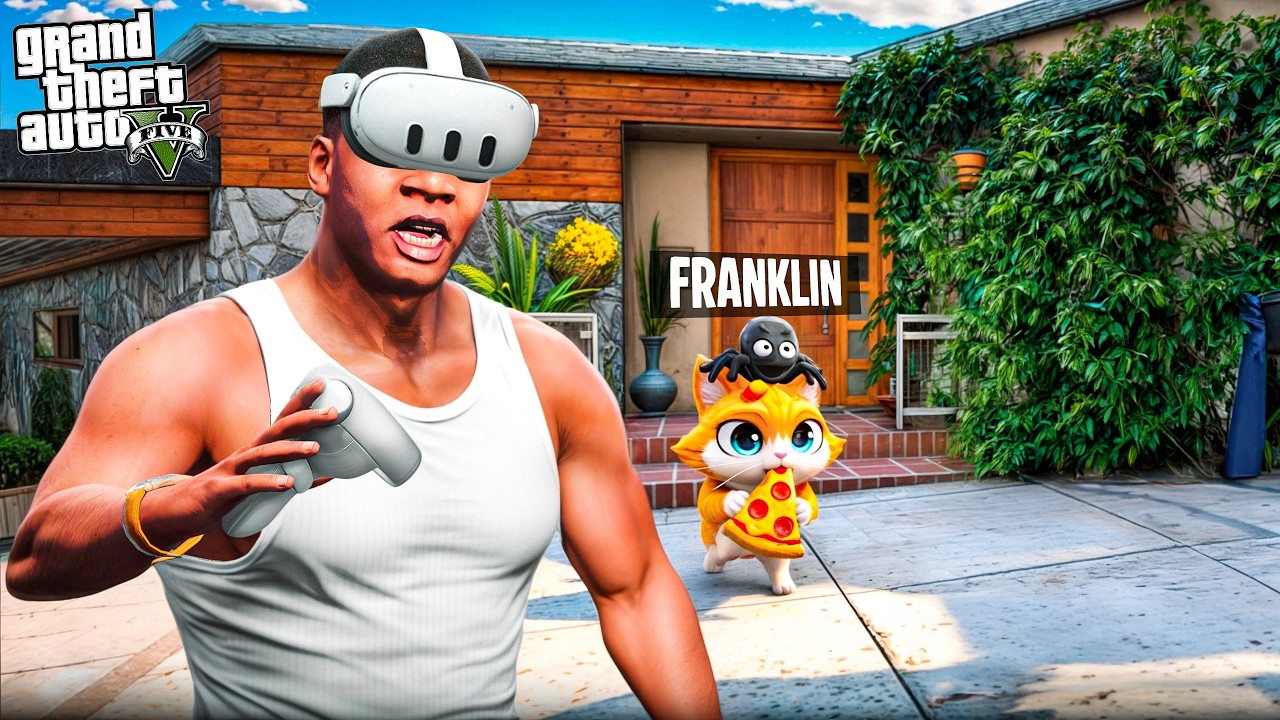 GTA 5: Shinchan & Franklin First Time Experience Vr Meta Quest 3s In Gta 5