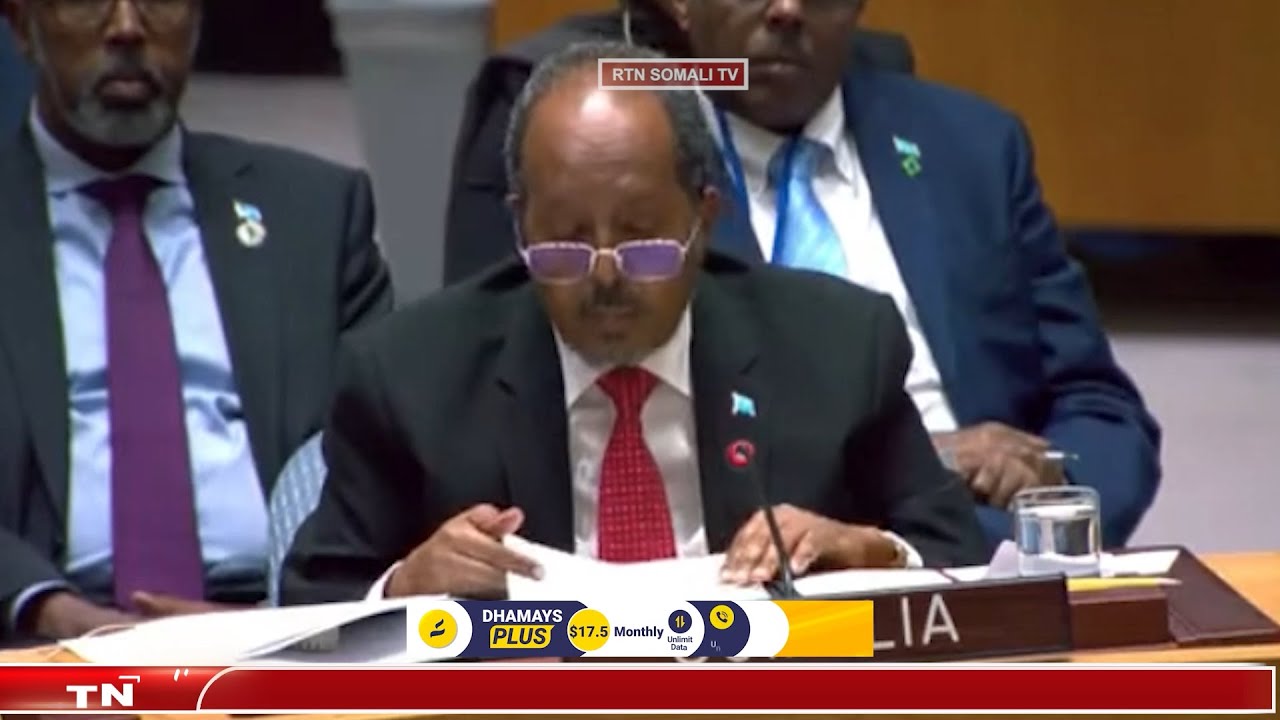 MW Xasan Sheekh oo u safraya NewYork  si uu u guddoomiyo kulanka Golaha Ammaanka ee Q.M.