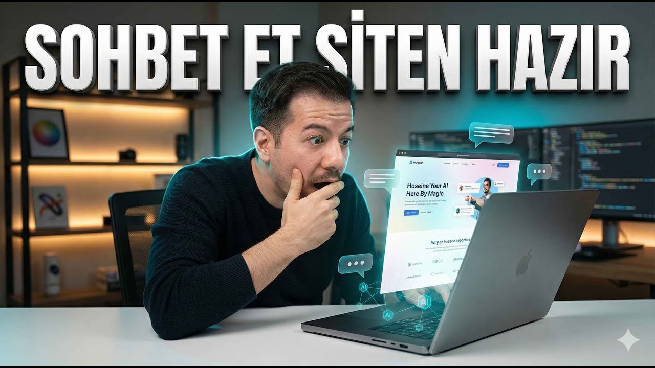 SADECE SOHBET EDEREK 5 DAKİKADA E-TİCARET SİTESİ KURDUM! YAPAY ZEKA DEVRİ RESMEN BAŞLADI