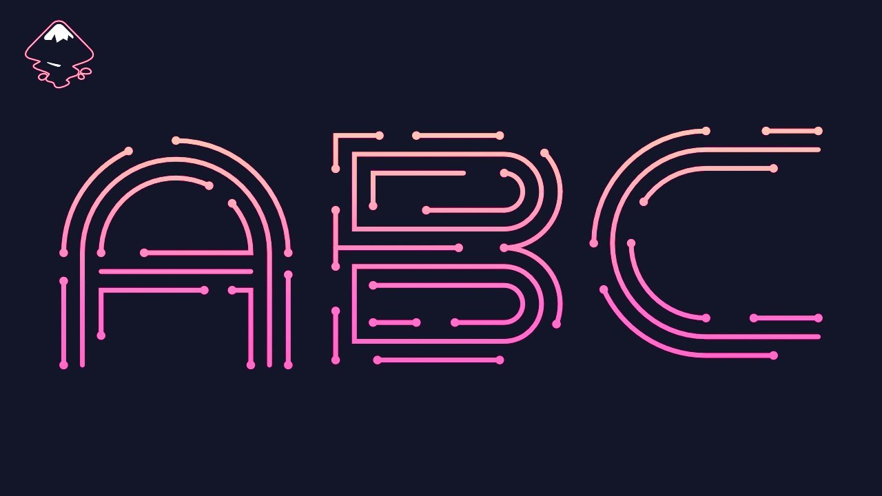 Create Tech Letter Logos with Inkscape