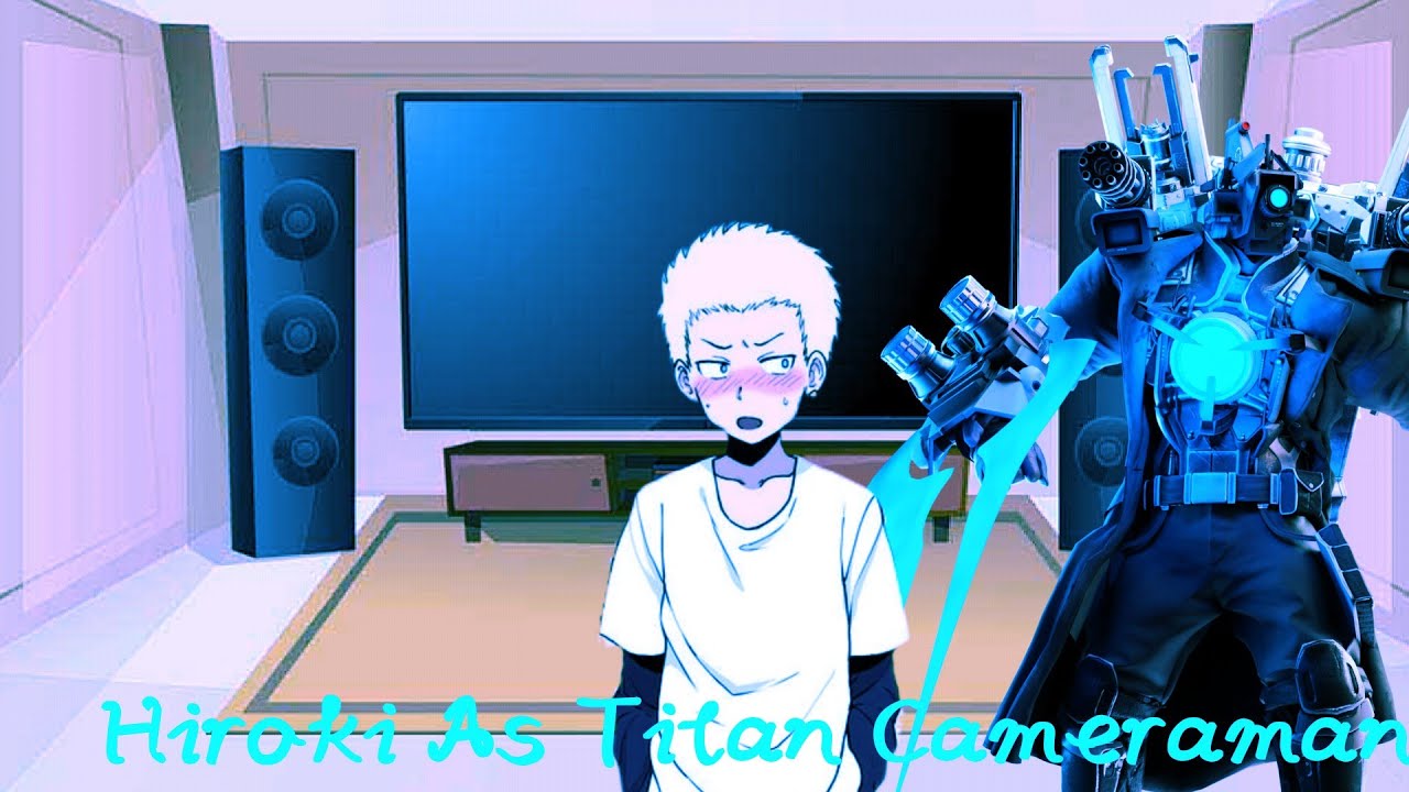 kokujin no tenkousei reacciona a hiroki as titan cameraman (4/4)