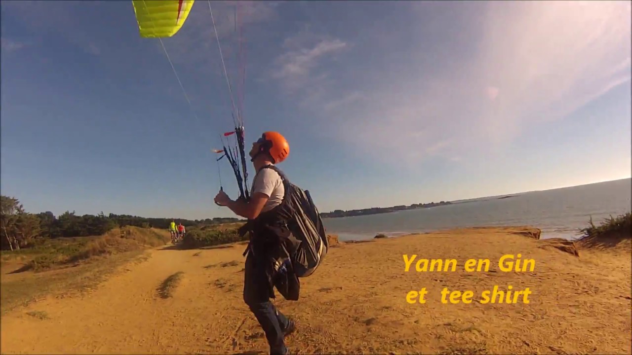 Parapente sept 2016 Yann à Pénestin