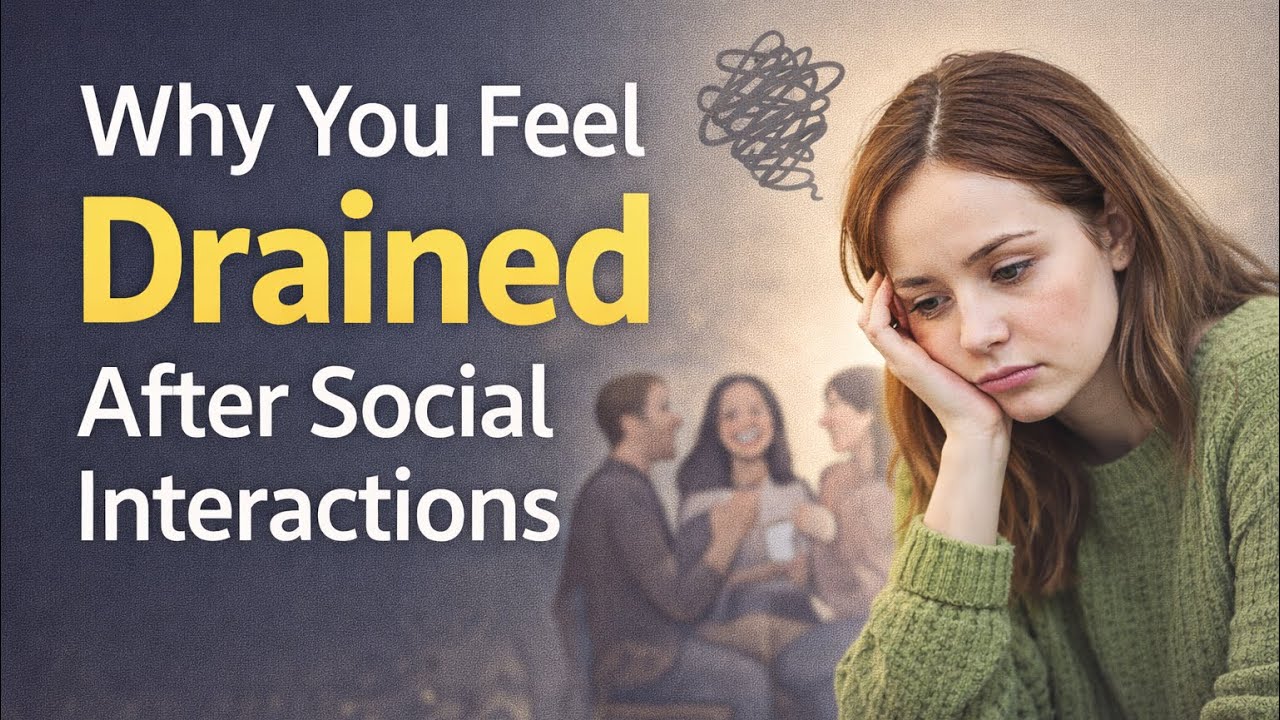 Why You Feel Drained After Social Interactions 