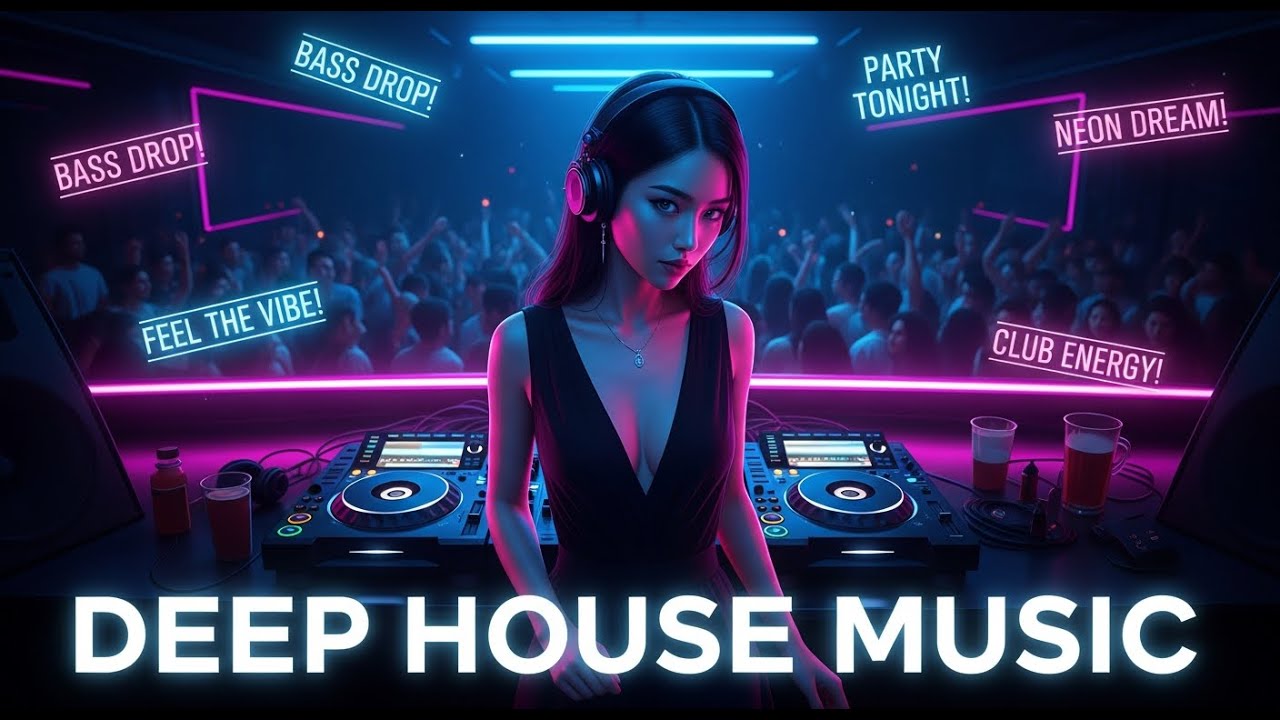 Deep House DJ Mix Night Energy for Party 🎧 Deep Bass Music 2026