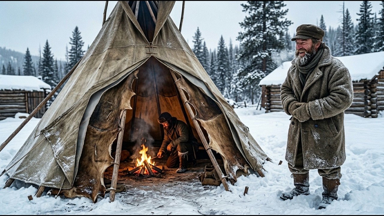 Warum das „seltsame“ Zelt eines Mannes im Winter 45°F (25° C) wärmer blieb als jede Blockhütte
