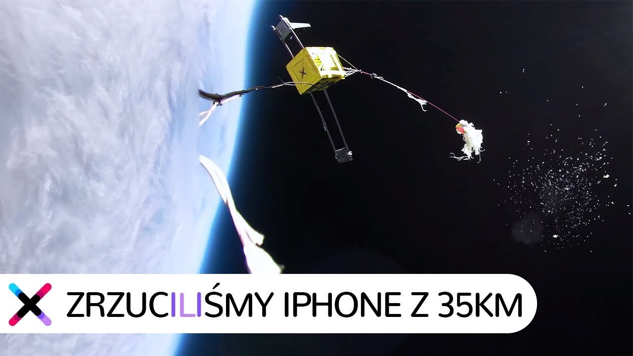 Ekstremalny crash test iPhone Xs Max | Upadek z 35 km 🚀🔥