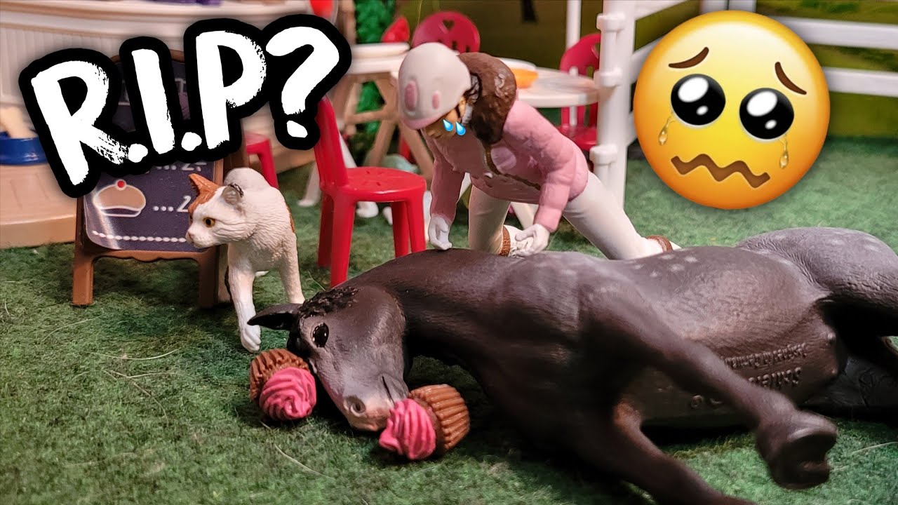 MUSS SIE STER...?💀🪦💔 Violettas SCHLIMMSTER Stalltag 😭🐴 | Schleich