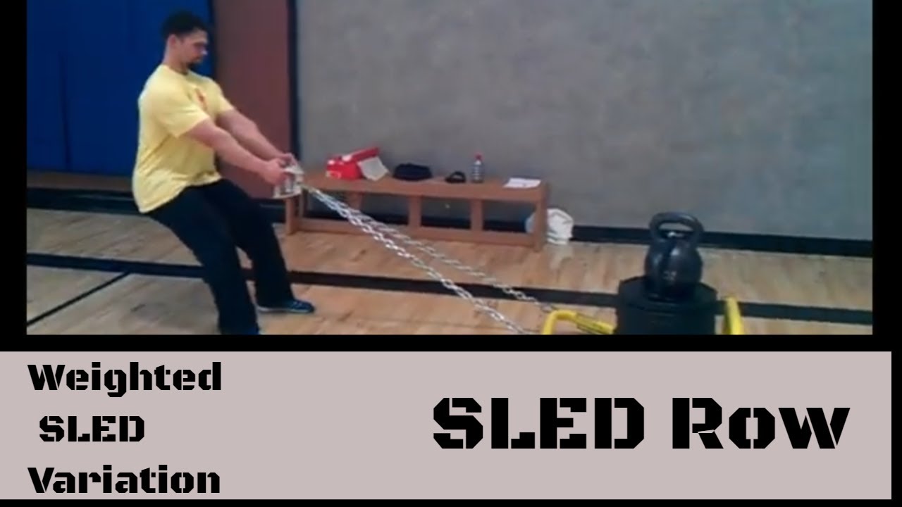 Weighted SLED ROWS {indoor (or) outdoors}