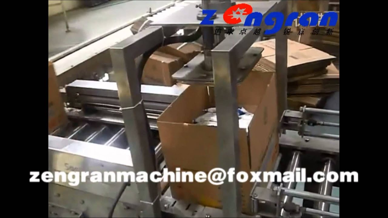 Salt bag in box, secondary packaging production line