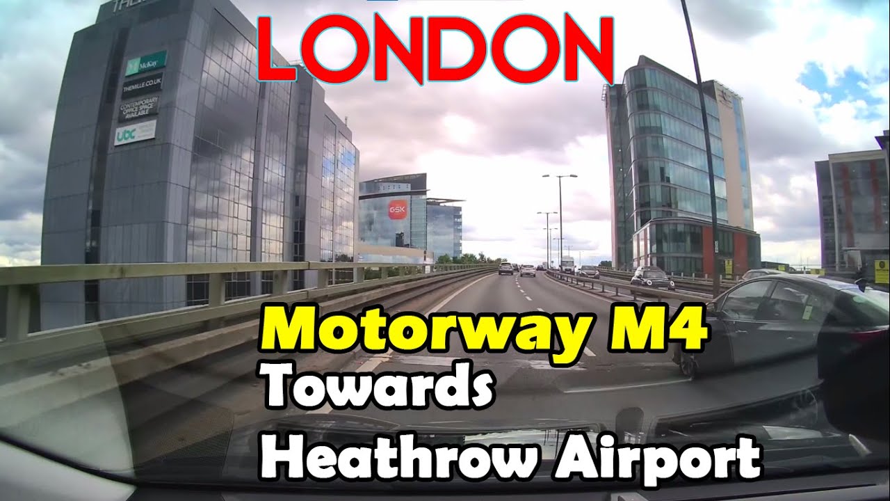 London Motorway M4 Towards Heathrow Airport