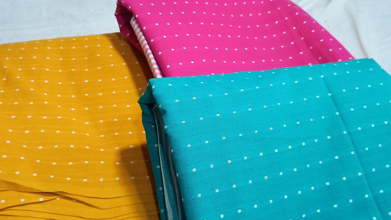 ✨✨ trending South cotton dot print wale suit budget friendly