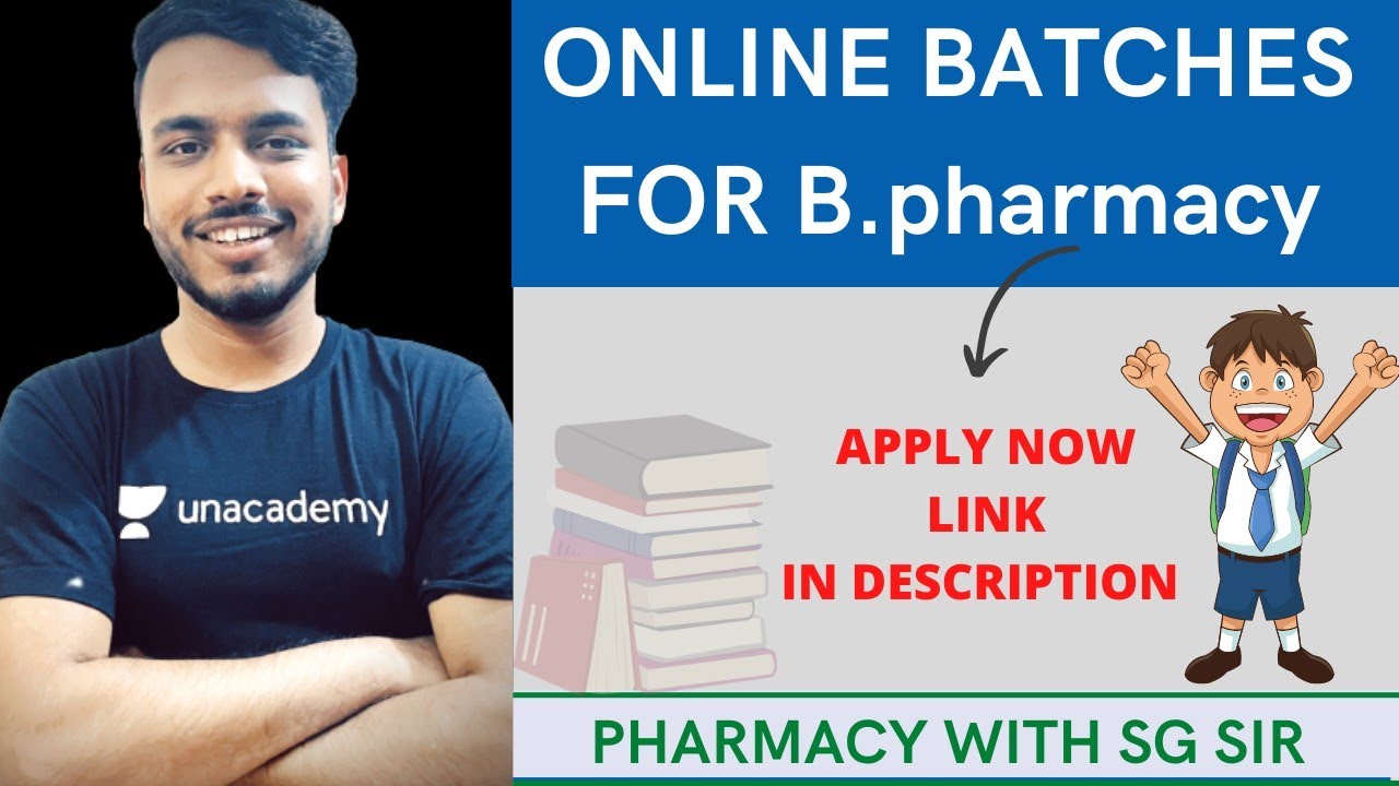 online classes for b pharmacy || b pharmacy online batches || pharmacy with sg sir 