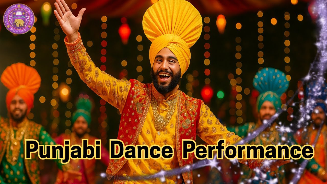 Vibe of Punjab | Energetic Bhangra Dance Performance | NAAC Cultural Program | University of Delhi