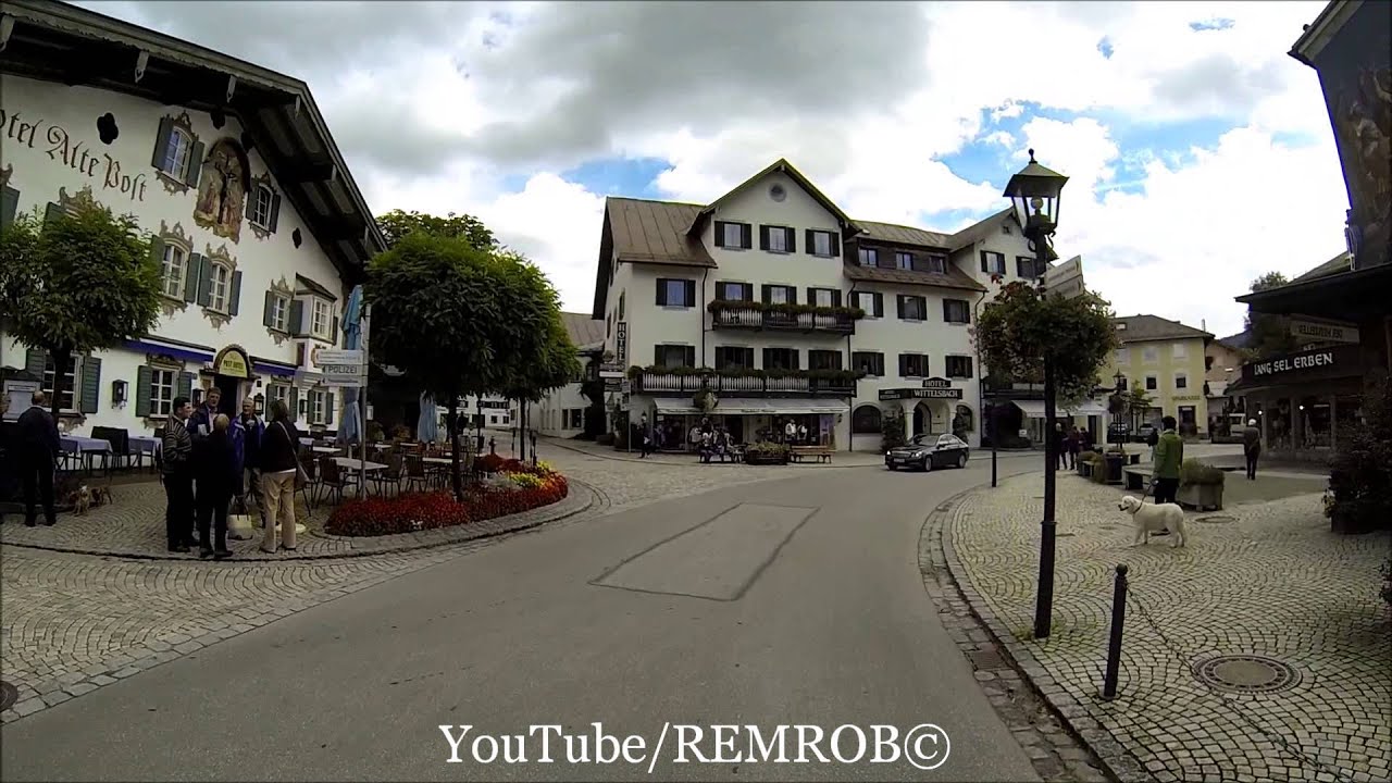 Driving Through Oberammergau, Germany