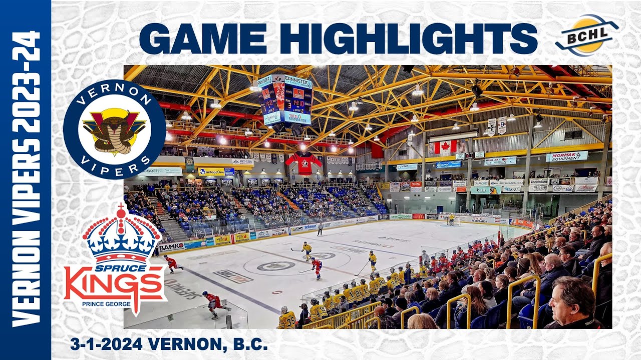 Vernon vs Prince George Highlights [3-1-2024]