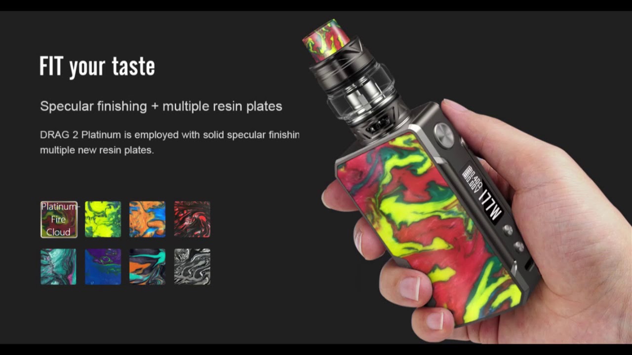 VOOPOO Drag 2 Platinum 177W TC Kit with UFORCE T2 SALE