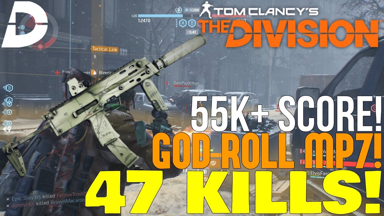The Division 47 KILLS with GOD MP7! High End Build in Last Stand! 55K SCORE!