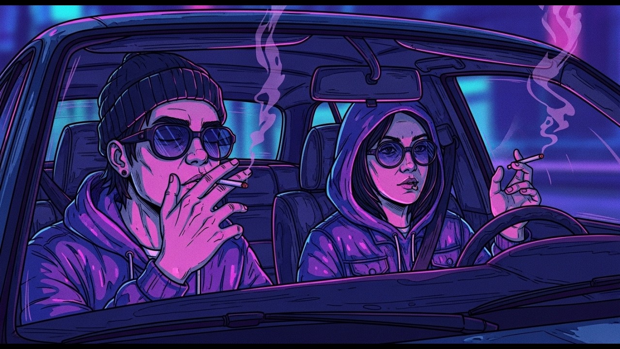 Neon Drift 420 – City Lights & Slow Cruise | Chill Rap Night Drive (1 Hour Mix) #2