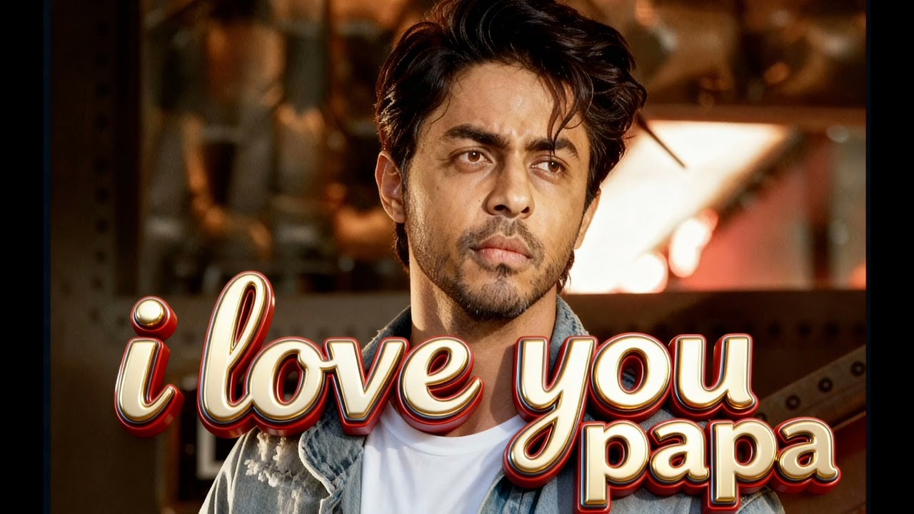 Aryan khan song for his dad. 