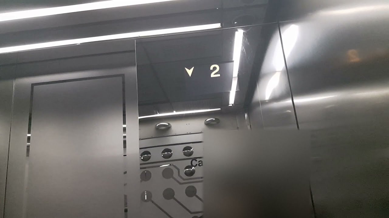 Nippon OTIS Traction Elevator at SK-Seorin Building(Carpark, Before replacement), Seoul Korea