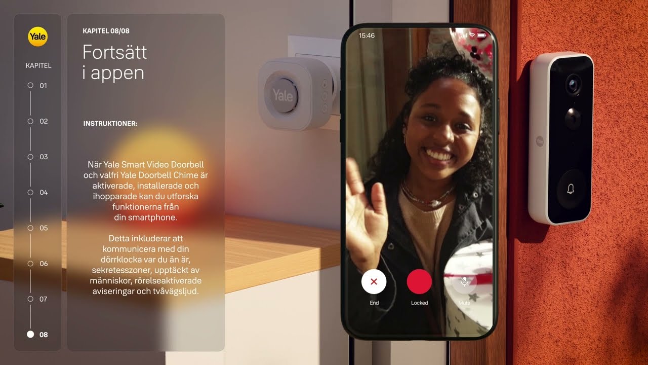 Yale Smart Video Doorbell - Installationsvideo