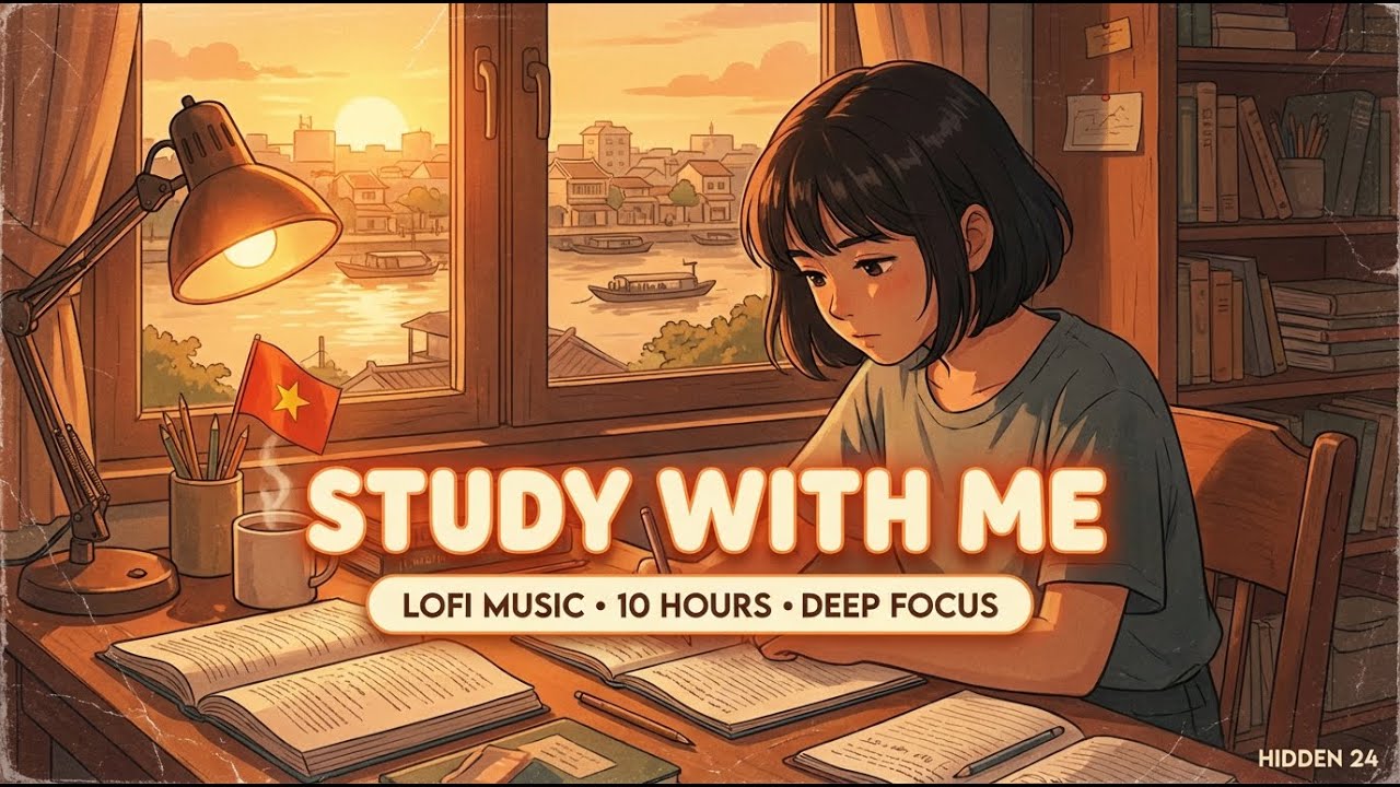 10 HOURS Study With Me at HIDDEN 24 ☕ Lofi Hip Hop Mix - DEEP FOCUS For Ultimate Concentration