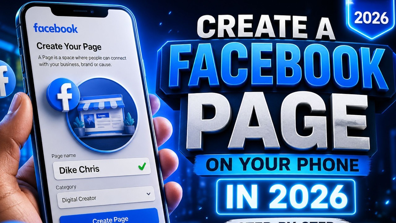 Create a Facebook Page on Your Phone in 2026 (Step-by-Step for Beginners)