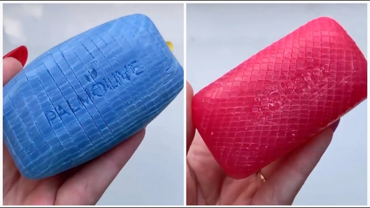 ✨ ASMR Soap Carving for Stress Relief ✨