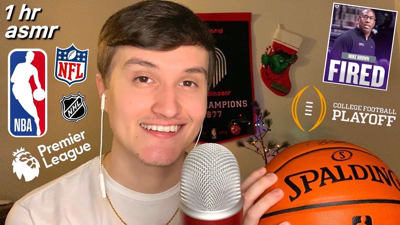 ASMR | Шепчу о спорте, пока не уснёшь 🏈💤 (шепотом)