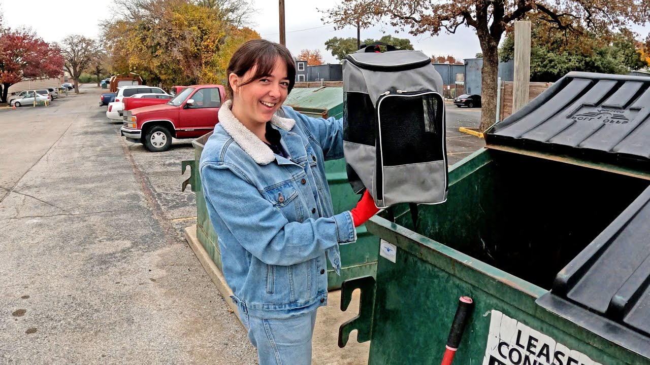 Dumpster Diving on a Cold, Dreary Day!