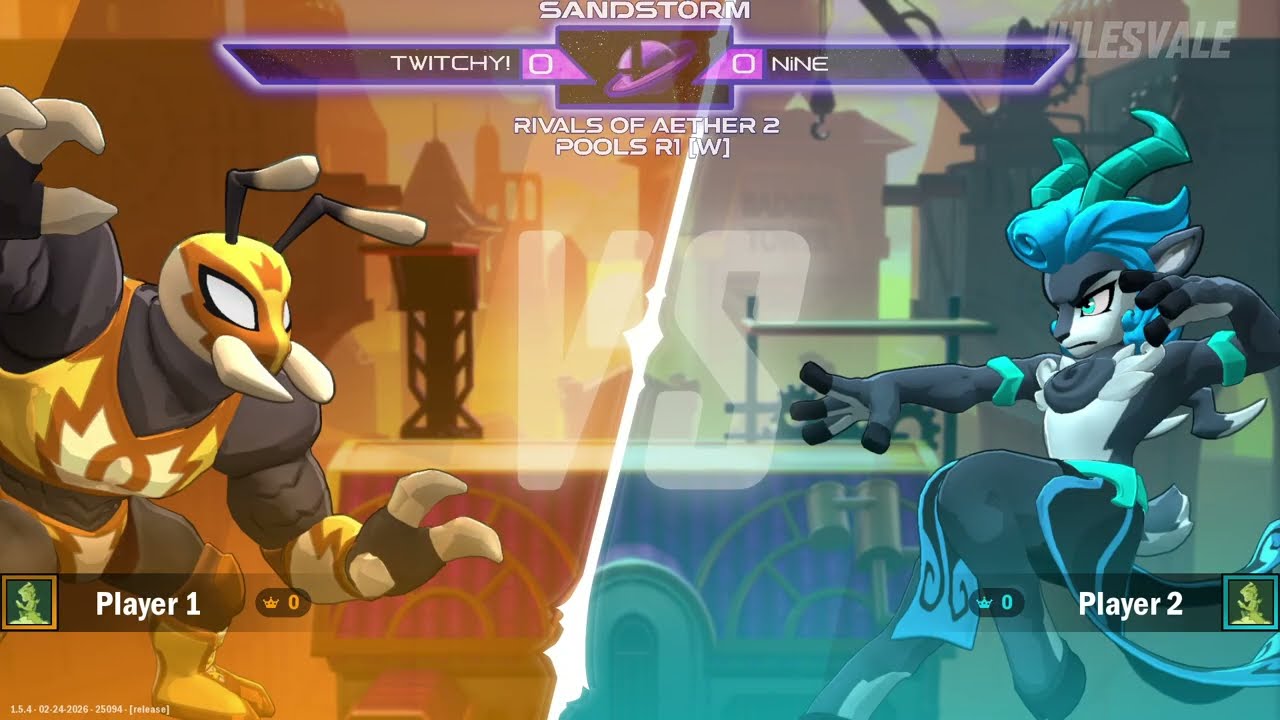 Sandstorm #1 - Pools - Twitchy (La Reina) VS Nine (Absa) Rivals 2