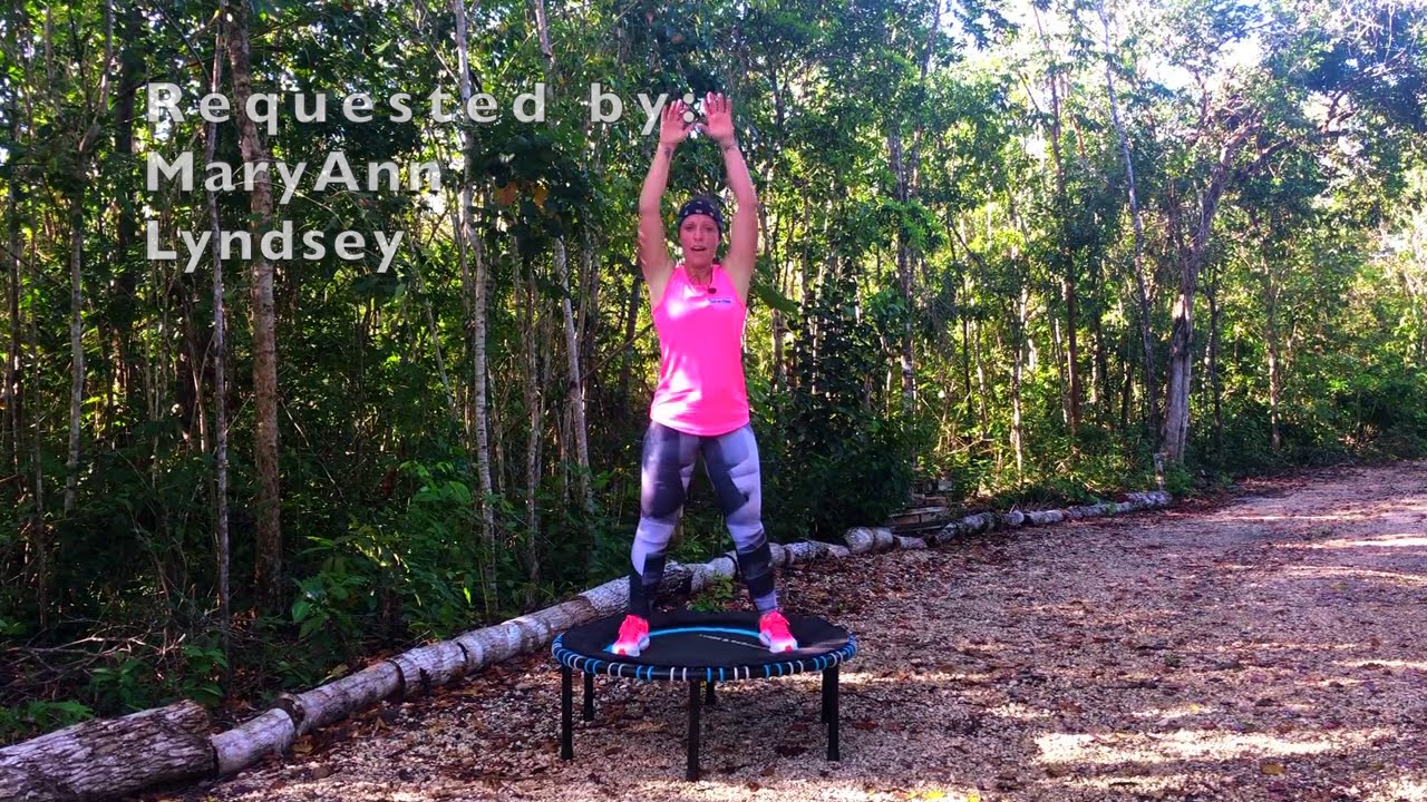 20 Minutes 🤩 YOU DID IT 🤩 Rebounder Workout YOUR moves on a Mini Trampoline. APR 2020, 126BPM.