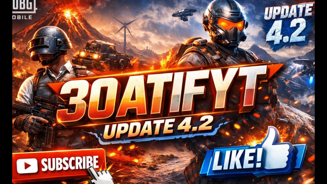 30ATIFYT IS  LIVE STREAM 4.2  UPDATE PUBG MOBILE GAME PLAY